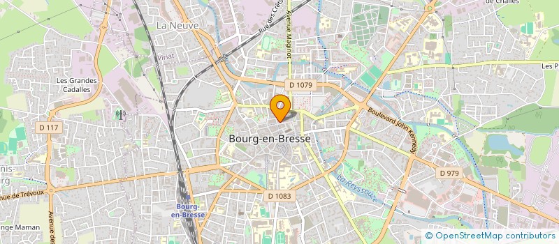 localisation de l'entreprise ALCOVE à BOURG-EN-BRESSE