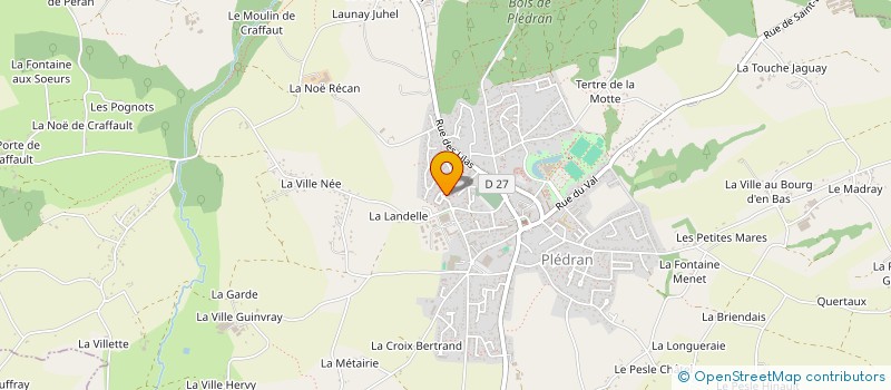 localisation de l'entreprise ALCP SCI  PLEDRAN