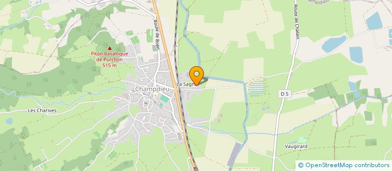 localisation de l'entreprise ALCR MACONNERIE  CHAMPDIEU