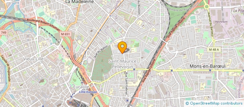 localisation de l'entreprise ALCREA à LILLE