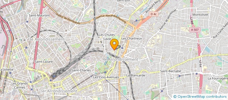 localisation de l'entreprise ALCREA à MARSEILLE