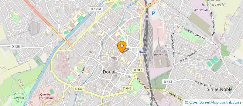localisation de l'entreprise ALCT DEVELOPPEMENT à DOUAI