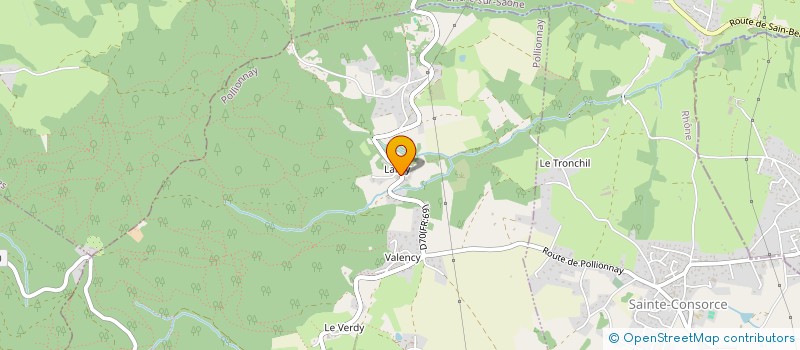 localisation de l'entreprise ALCYNA MEDICAL à POLLIONNAY