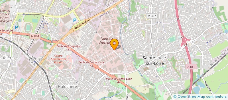 localisation de l'entreprise ALCYNEDI à NANTES