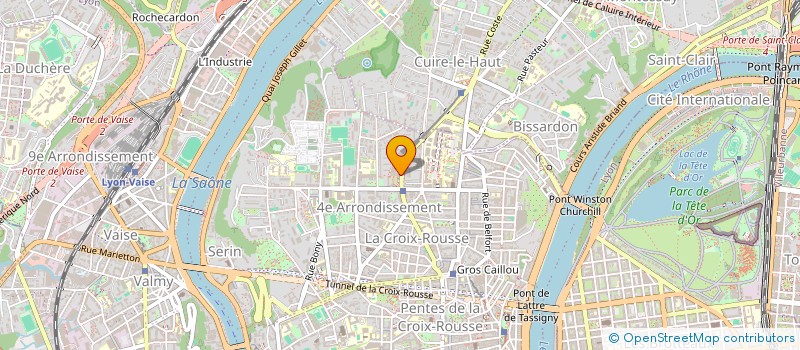 localisation de l'entreprise ALCYON  LYON