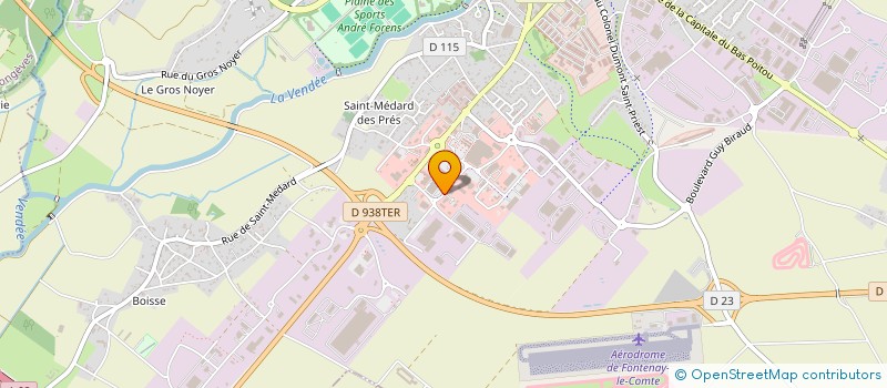 localisation de l'entreprise ALCYON à FONTENAY-LE-COMTE