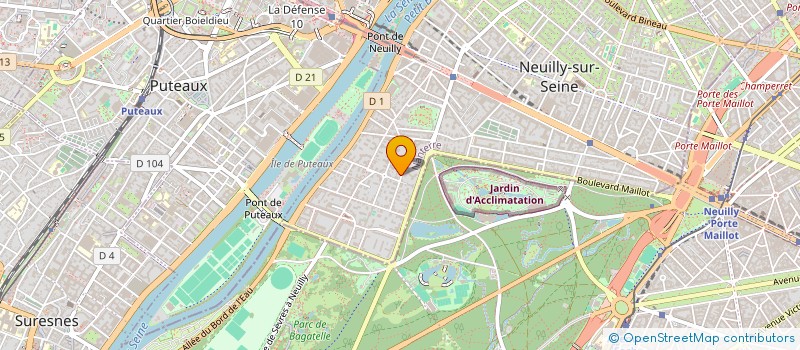 localisation de l'entreprise ALCYON à NEUILLY-SUR-SEINE