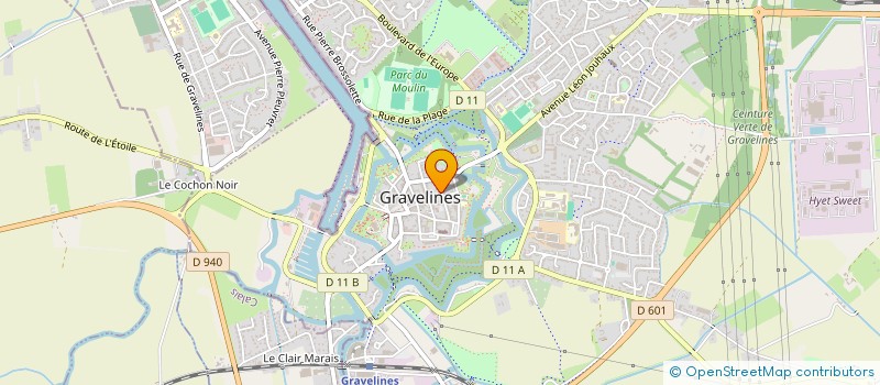 localisation de l'entreprise ALCYON à GRAVELINES