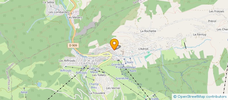 localisation de l'entreprise ALCYON BIBLOS à LA CLUSAZ
