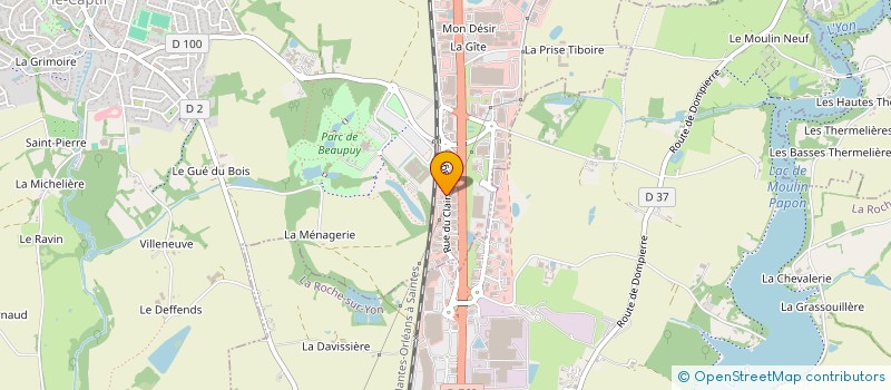 localisation de l'entreprise ALCYON DIFFUSION SARL à MOUILLERON-LE-CAPTIF