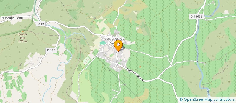 localisation de l'entreprise ALCYON ELECTRONIQUE  CAUSSES-ET-VEYRAN