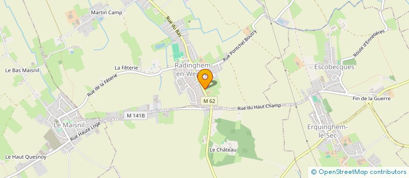 localisation de l'entreprise ALCYONE  RADINGHEM-EN-WEPPES