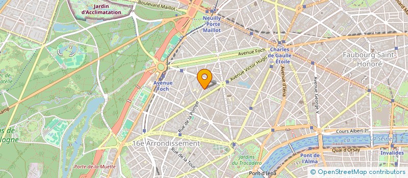 localisation de l'entreprise ALCYONE à NEUILLY-SUR-SEINE