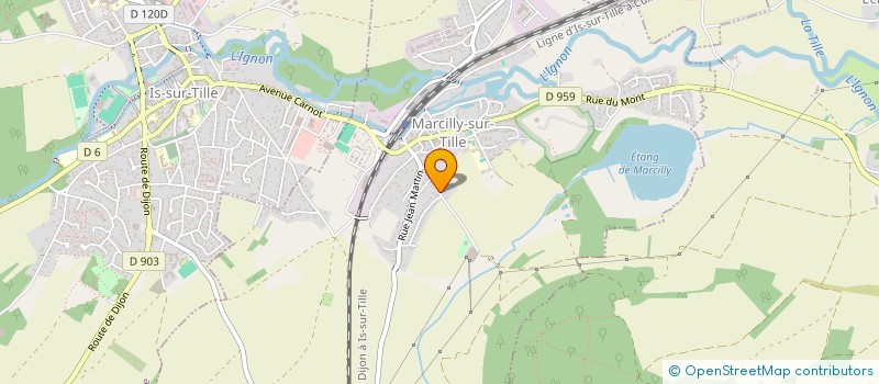 localisation de l'entreprise ALCYONE  SALIVES