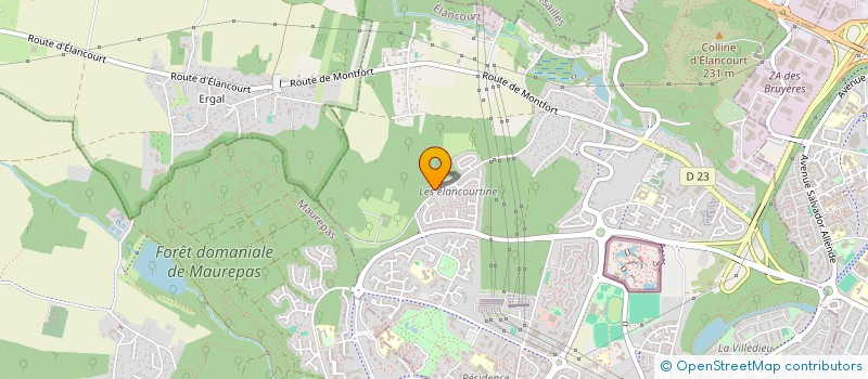 localisation de l'entreprise ALCYONEX à ELANCOURT