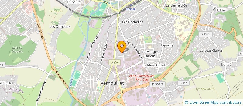 localisation de l'entreprise ALCYRIUS à VERNOUILLET