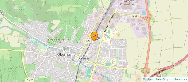 localisation de l'entreprise ALCYS REALISATIONS  OBERNAI