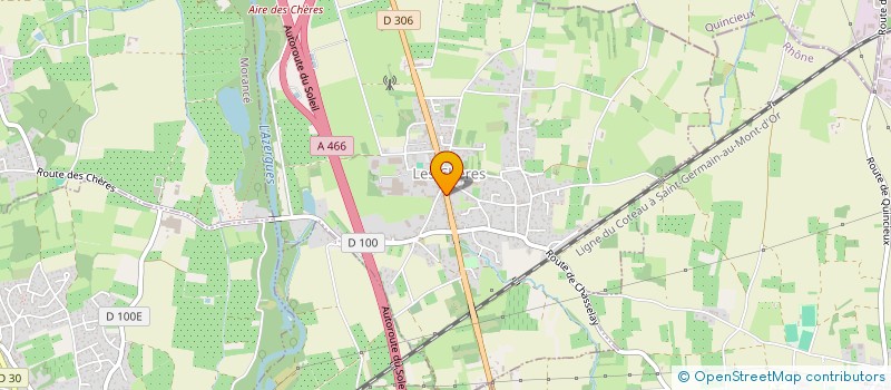 localisation de l'entreprise ALD  LES CHERES