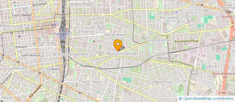 localisation de l'entreprise ALD  LYON