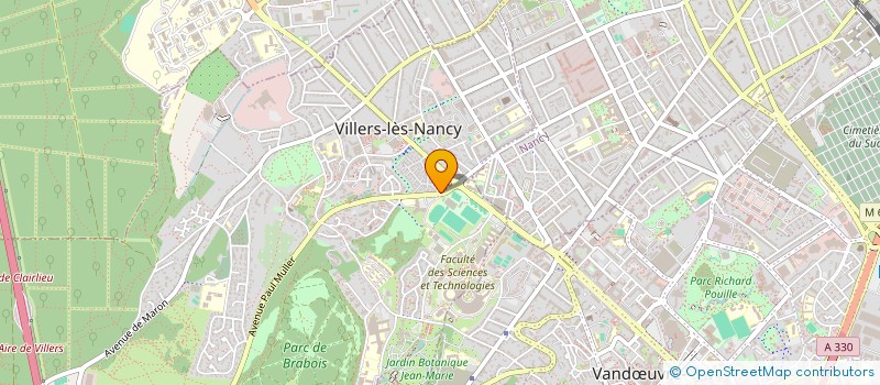 localisation de l'entreprise ALD 54 à VILLERS-LES-NANCY