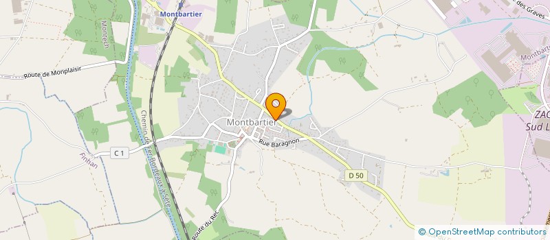 localisation de l'entreprise ALD à MONTBARTIER