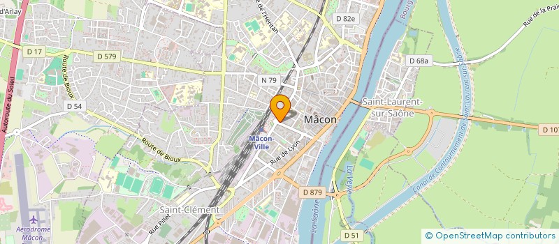 localisation de l'entreprise ALD CONSEILS 71 à MACON