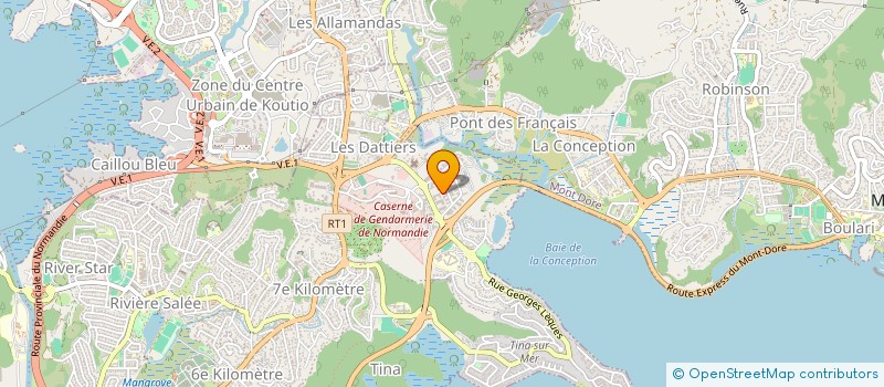 localisation de l'entreprise ALD ELECTRO MENAGER à NOUMEA