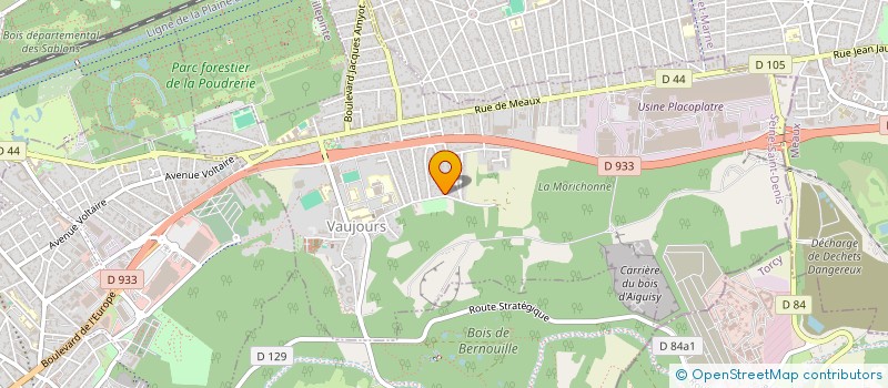 localisation de l'entreprise ALD HOLDING  VAUJOURS