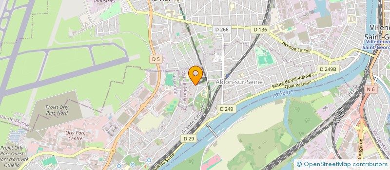 localisation de l'entreprise ALD IMMOBILIER  ABLON-SUR-SEINE