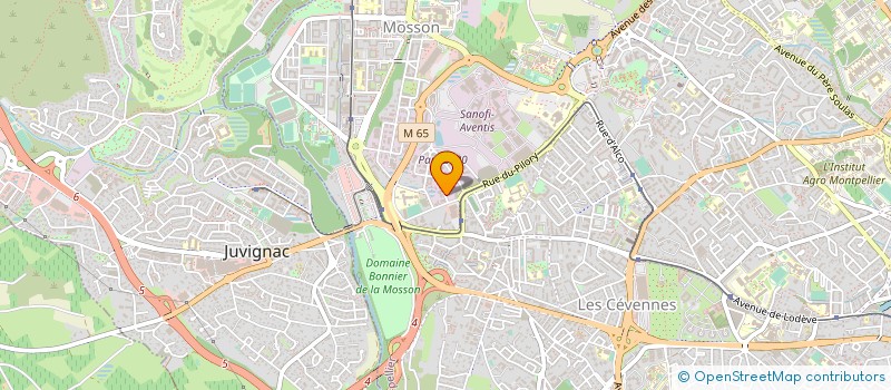 localisation de l'entreprise ALD INGENIERIE à MONTPELLIER