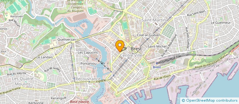 localisation de l'entreprise ALD SERVICES à BREST