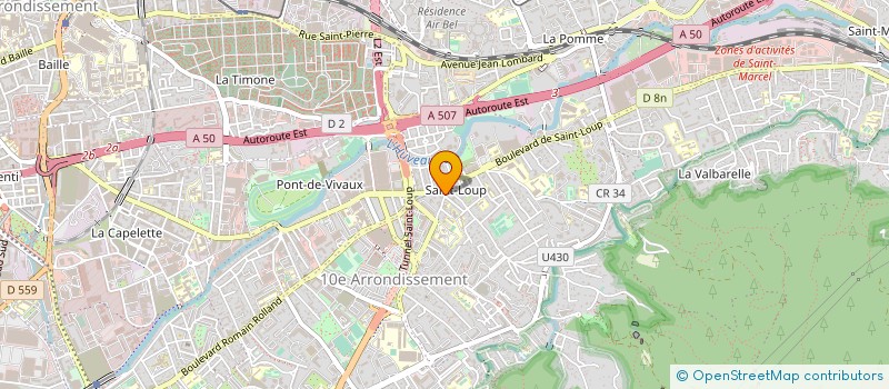 localisation de l'entreprise ALD SILHOUETTE à MARSEILLE