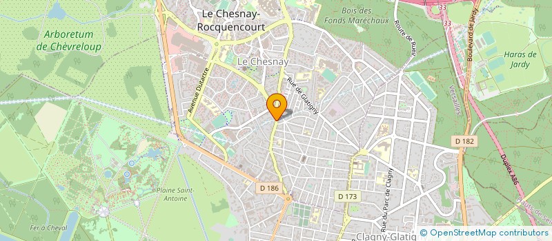localisation de l'entreprise ALDA à LE CHESNAY-ROCQUENCOURT