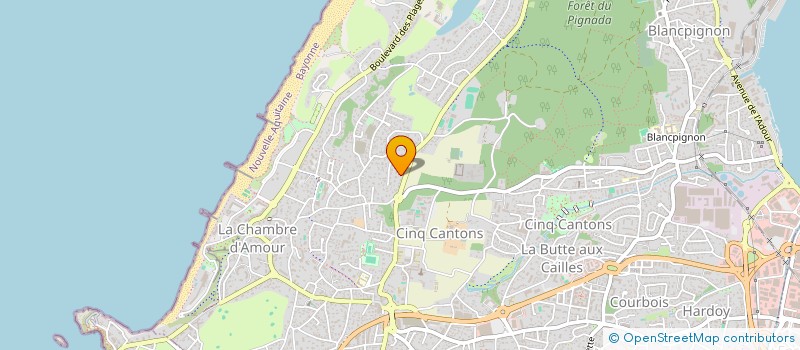 localisation de l'entreprise ALDA à ANGLET