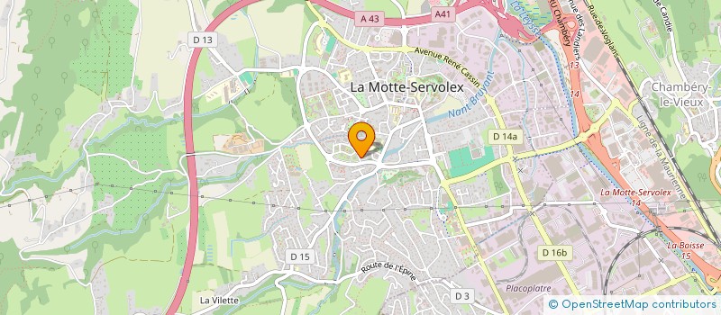 localisation de l'entreprise ALDA  LA MOTTE-SERVOLEX