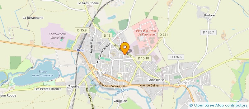 localisation de l'entreprise ALDA à BROU