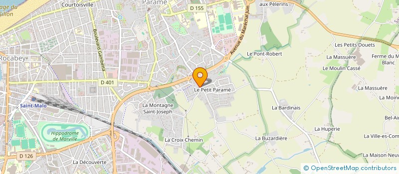 localisation de l'entreprise ALDA PARAME  SAINT-MALO