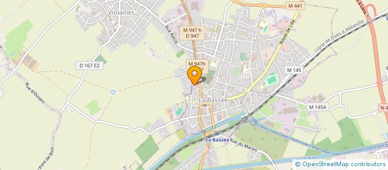 localisation de l'entreprise ALDABAT  LA BASSEE