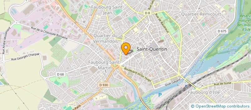 localisation de l'entreprise ALDADIM à SAINT-QUENTIN