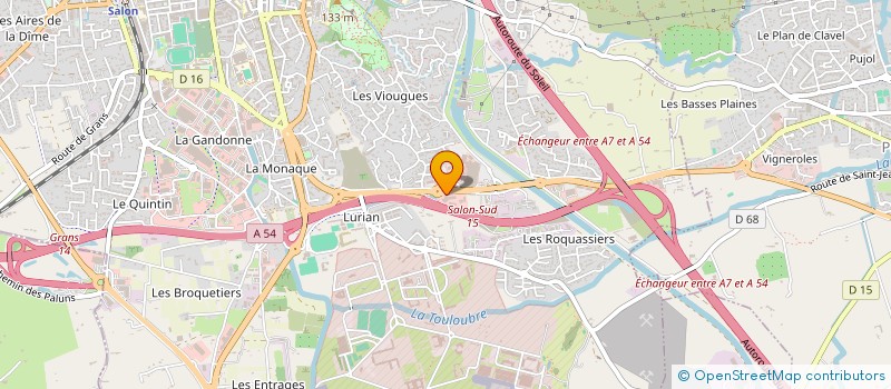 localisation de l'entreprise ALDAER  SALON-DE-PROVENCE