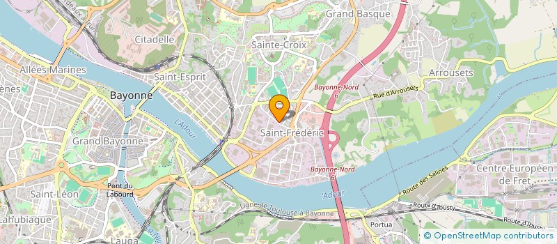 localisation de l'entreprise ALDAKETA à BAYONNE