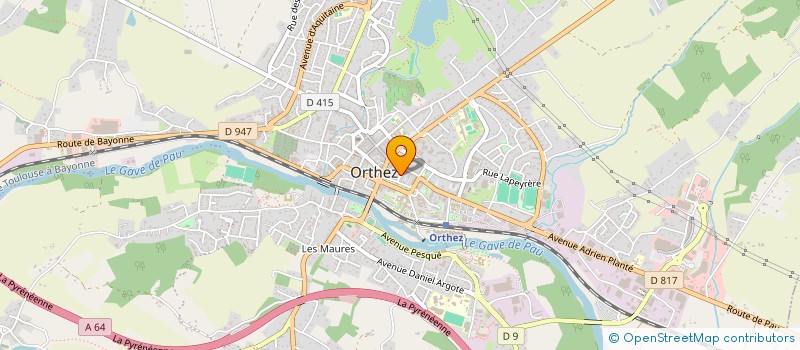 localisation de l'entreprise ALDALA  ORTHEZ