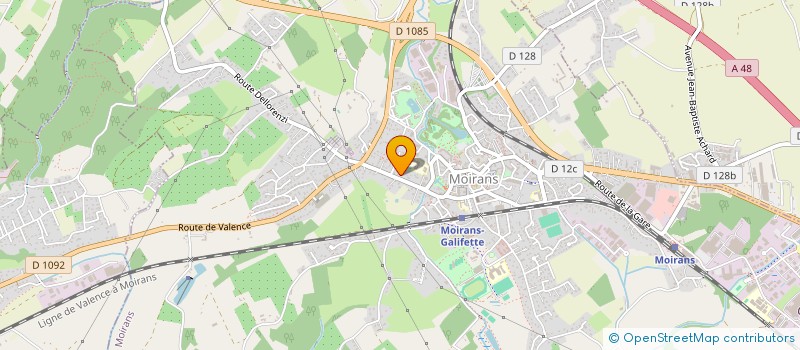 localisation de l'entreprise ALDAMA  MOIRANS