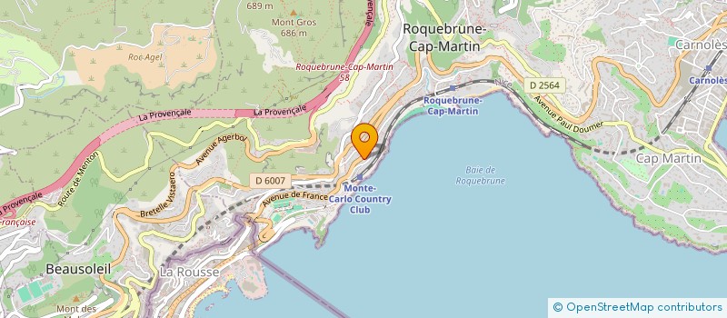 localisation de l'entreprise ALDANDCO à ROQUEBRUNE-CAP-MARTIN
