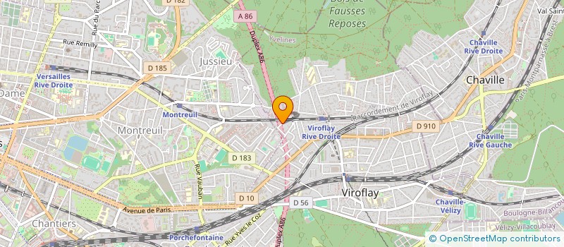 localisation de l'entreprise ALDANE PRODUCTIONS à VIROFLAY