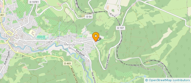 localisation de l'entreprise ALDAROMA  MESNAY