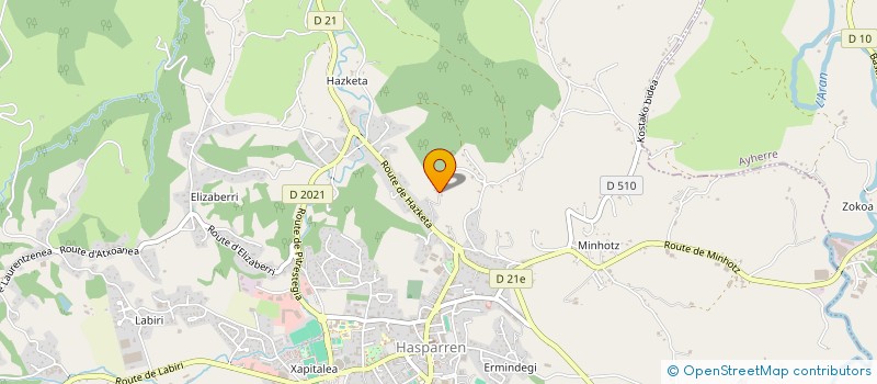 localisation de l'entreprise ALDATU  HASPARREN
