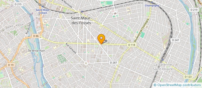 localisation de l'entreprise ALDAV à SAINT-MAUR-DES-FOSSES