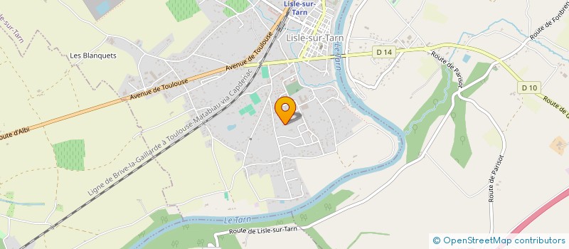 localisation de l'entreprise ALDAVIL à LISLE-SUR-TARN
