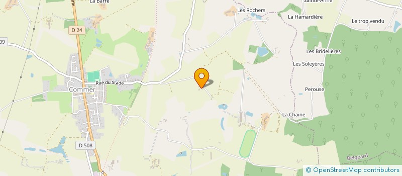 localisation de l'entreprise ALDB  COMMER